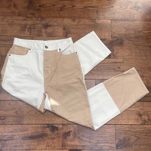 pacsun high rise straight jeans